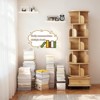 NicBex 5/6-Tier 360° Rotating Bookcase with Wheels & Storage Drawer Space Saving Spinning Shelf Tower for Small Spaces, Bedroom & Home Office - 3 of 4