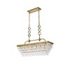 Elegant Lighting Nordic 6 - Light Pendant in  Brass - 2 of 4