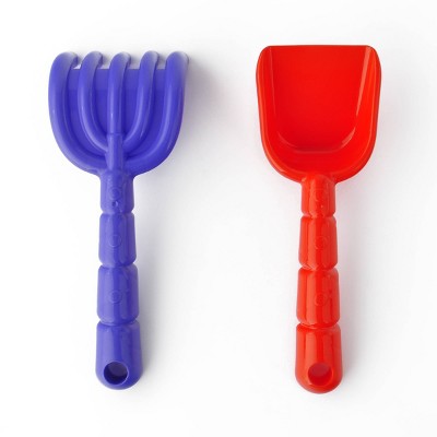 Rake & Shovel Purple/Red - Bullseye's Playground™