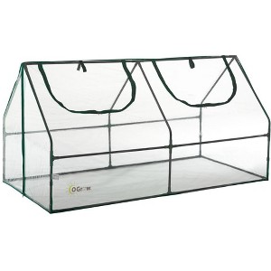Ogrow Deluxe Walk-In Greenhouse / Bloomhouse / Seed Starter with Tiers and Shelves - 1 of 4