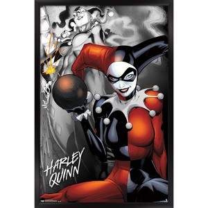 Trends International DC Comics - Harley Quinn - The Bomb Framed Wall Poster Prints - 1 of 4