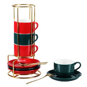 Unique Bargains Espresso Cups 3oz 1 Set - 1 of 4