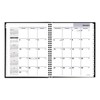 DayMinder Hard-Cover Monthly Planner with Memo Section, Unruled Blocks, 8.5 x 7, Black Cover, 12-Month (Jan to Dec): 2025 - 2 of 4