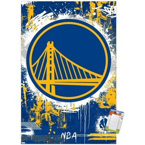 Trends International NBA Golden State Warriors - Maximalist Logo 23 Unframed Wall Poster Prints - 1 of 4
