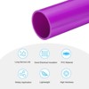 Unique Bargains Water Plumb DIY Crafts High Impact Rigid Round Pipes 8" Length - 3 of 4