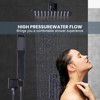 WOWOW Single Handle 2-Spray 1.8 GPM with 12 in. Square Shower Head and Adjustable Heads Shower Faucet in Brushed Nickel - 3 of 4