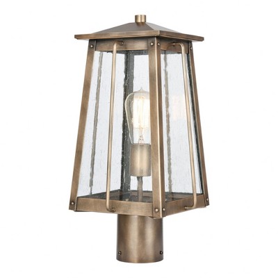 Elk Home Kirkdale 2 - Light Post Light in  Vintage Brass