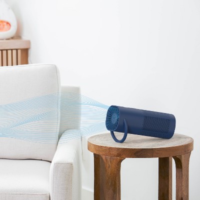 Blue Portable HEPA Air Purifier with Odor Absorbing Filter