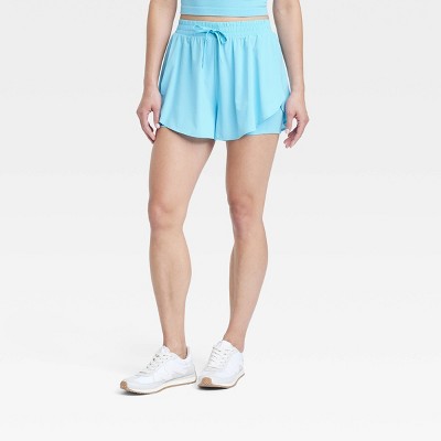 Women's Woven High-Rise Flutter Shorts 3" - All In Motion™