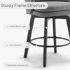 Spruce&Spring Modern Swivel Counter Height Bar Stools with Arm - 4 of 4