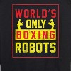 Women's - Rock 'Em Sock 'Em Robots - Worlds Only Boxing Robots Lightweight French Terry Wide Neck Long Sleeve Shirt - 2 of 4