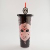Silver Buffalo Friday the 13th Splatter Mask 24oz Plastic Cold Cup - 2 of 4