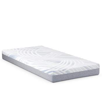 Costway Twin XL Cooling Adjustable Bed Memory Foam Mattress w/ 32% Ice Silk Cover