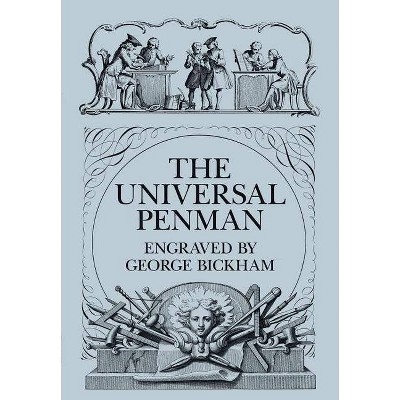 The Universal Penman - (Lettering, Calligraphy, Typography) by  George Bickham (Paperback)