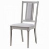 Royal Hampton Dining Side Chair Set of 2, Cutout Back, Linen Seat, Natural Gray - 4 of 4
