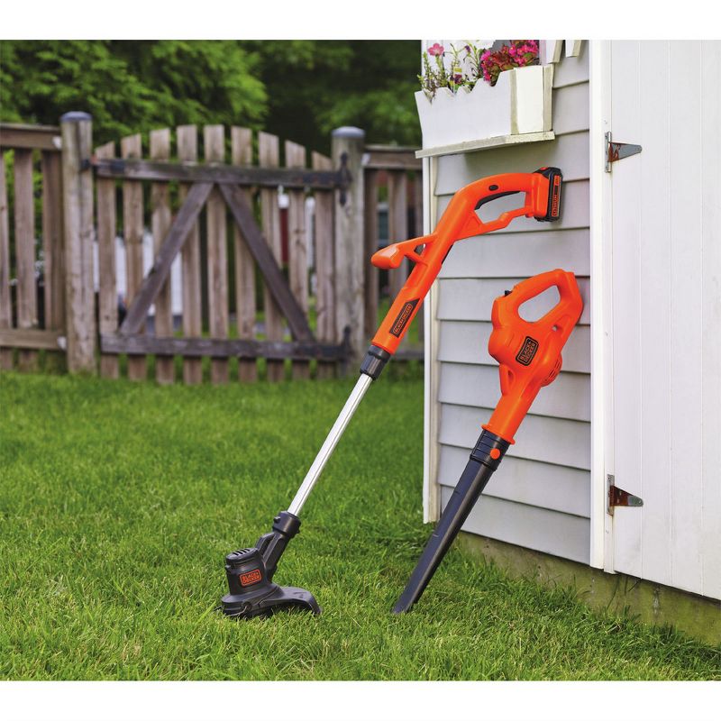 Black & Decker LCC221 20V MAX Lithium-Ion Cordless String Trimmer and Sweeper Combo Kit (1.5 Ah), 3 of 7