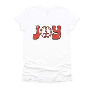 Simply Sage Market Joy Peace Sign Short Sleeve Tee - 1 of 4