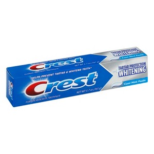 Crest Whitening Tartar Protection Fluoride Anticavity Cool Mint Toothpaste 5.7 oz - 1 of 2