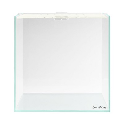 Cove 11 Gallon Clear Glass Fish Tank with Removable Lid