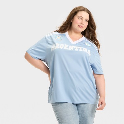Women's Argentina Short Sleeve Graphic Jersey - Blue