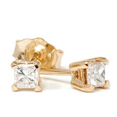 Pompeii3 1/3ct Diamond Studs 14K Yellow Gold