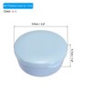 Unique Bargains Travel Round Portable Soap Holders with Leakproof Lid 2 Pcs - 2 of 4