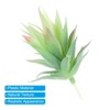 Unique Bargains Mini Unpotted Realistic Textured Garden Decoration Fake Succulent Plants - 4 of 4
