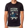 4th Of July T-Shirt Men's Washington Pitchin' Rockets Funny Tee - 2 of 4