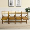 Gulches Fully Assembled Slatted Folding Chairs ¨C 220LBS Capacity, Set of 2/4 for Home, Weddings & Indoor/Outdoor Events - 4 of 4