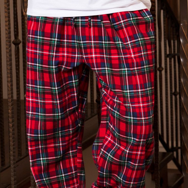 Men's Soft Cotton Flannel Pajama Pants, Joggers, 5 of 6