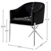 Meridian Furniture,Xavier Velvet Dining Chair - 4 of 4