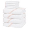 American Soft Linen Turkish Baby Hooded Bath Towel Set, 100% Cotton Soft Fluffy Baby Hooded Shower Towels - 3 of 4
