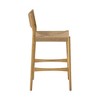 Armen Living Erie Woven Paper Cord and Wood Barstool - 4 of 4