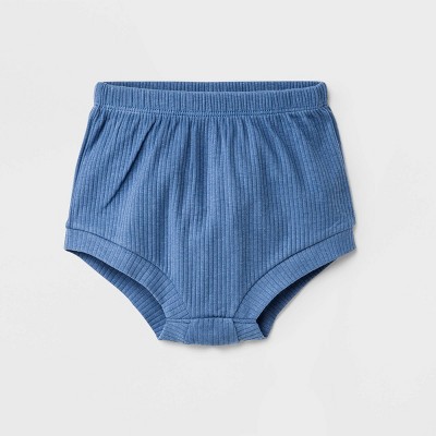 Baby Ribbed Shorts - Cat & Jack™ Blue 0-3M