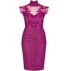 Women's Plus Size Rebecca Dress - magenta | CITY CHIC - 4 of 4