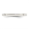 Black Bow Jewelry 2mm Sterling Silver Polished Flat Comfort Fit Band - 3 of 4