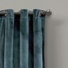 Lush Décor Prima Velvet Solid Light Filtering Window Curtain Panels Set - 4 of 4