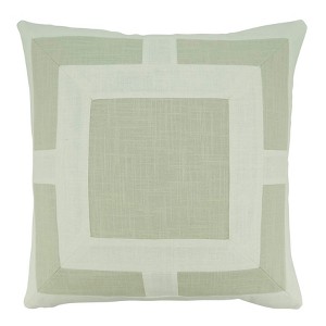 Saro Lifestyle Geometric Design Pillow Cover - 1 of 3