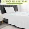 4 Piece Viscose from Bamboo Cooling sheets Ultra Soft 100% Organic Deep Pocket Luxury Bed Sheets with Pillowcases - Lux Decor Collection - 3 of 4