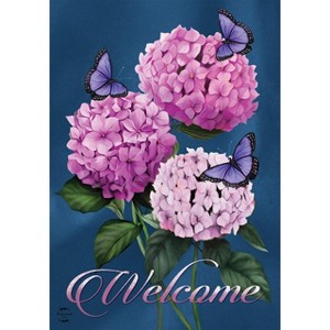 Briarwood Lane Garden Flag 12x18 For Outdoor Butterflies and Hydrangeas Spring For Spring Garden Flag Flags For Outside - 1 of 4