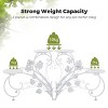 Artloge 4 Tiers Heavy Duty Metal Plant Stand Industrial Style Flower Pot Holder Rack for Garden Balcony Patio Office Decor Space-Saving - 4 of 4