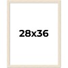 PosterPalooza | 28x36 Wide Barnwood Picture Frame, UV Acrylic, 6 Finishes - Grey, Brown, White, and Black - 2 of 4