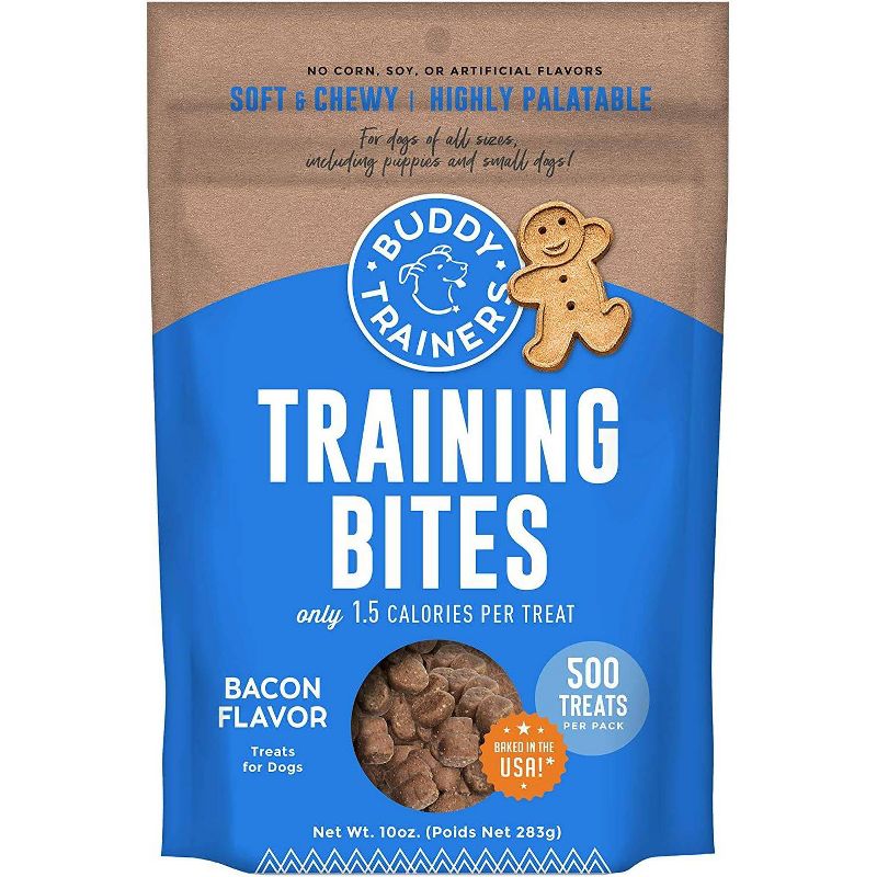 Buddy Biscuits Training Bites Bacon Dry Dog Treats - 10oz, 1 of 13