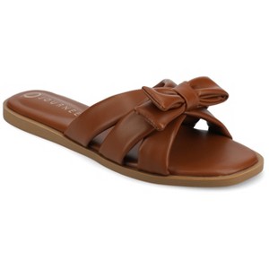 Journee Women's Prylin Flat Sandals - 1 of 4