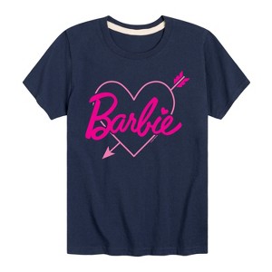 Boys' - Barbie - Barbie Arrow Heart Logo Short Sleeve Graphic T-Shirt - 1 of 4