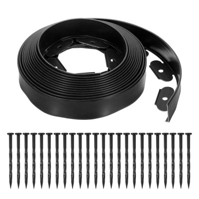Unique Bargains Flexible Durable Maintenance-Free DIY Landscape Edging 1 Pc