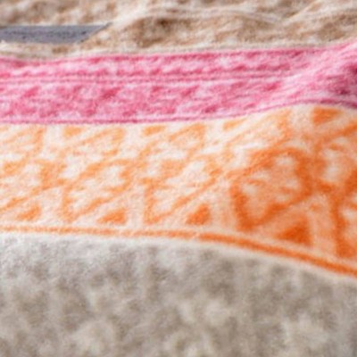 Cozy Sherpa-Fleece Reversible Throw Blanket, 50" x 60", Khaki