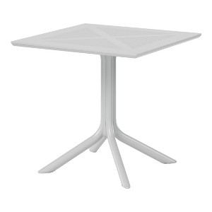 WestinTrends Playa 31.5" Square Plastic Outdoor Patio Dining Table for 4 - 1 of 4