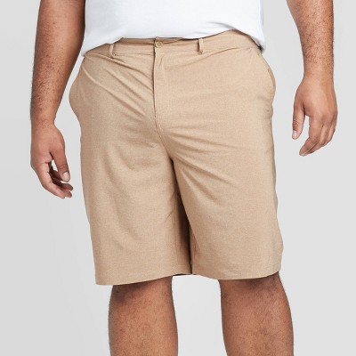 Men's Big & Tall 10.5" Rotary Hybrid Shorts - Goodfellow & Co™ Toasted Almond 42