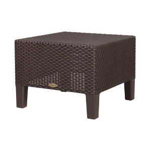 Magnolia Rattan Side Table - Lagoon - 1 of 2